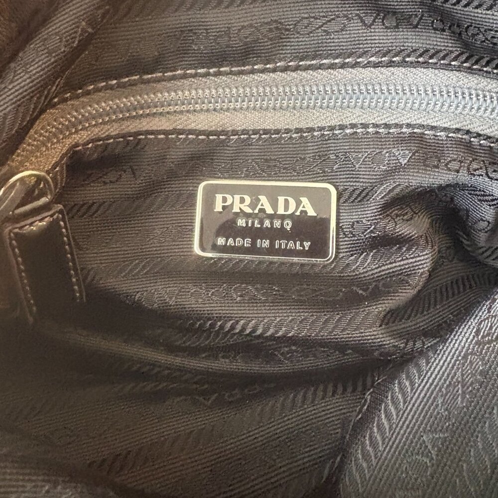 Prada Nylon Crossbody or Belt Bag – Black Tessuto w/ Triangle Logo - Picture 3 of 9